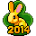 Yellow Alien Bunny