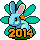 Blue Alien Bunny