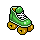 Neon-Green Skates