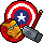 Superhero Comic Strip comp badge