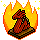 Rare Fire Dragon Lamp