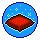 Rare Festive Red Pillow