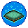Rare Turquoise Giant Pillow