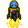 Rare Yellow Smoke Machine Badge