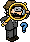 detective/spy themed badge