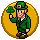 Leprechaun badge