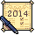 NYE party badge